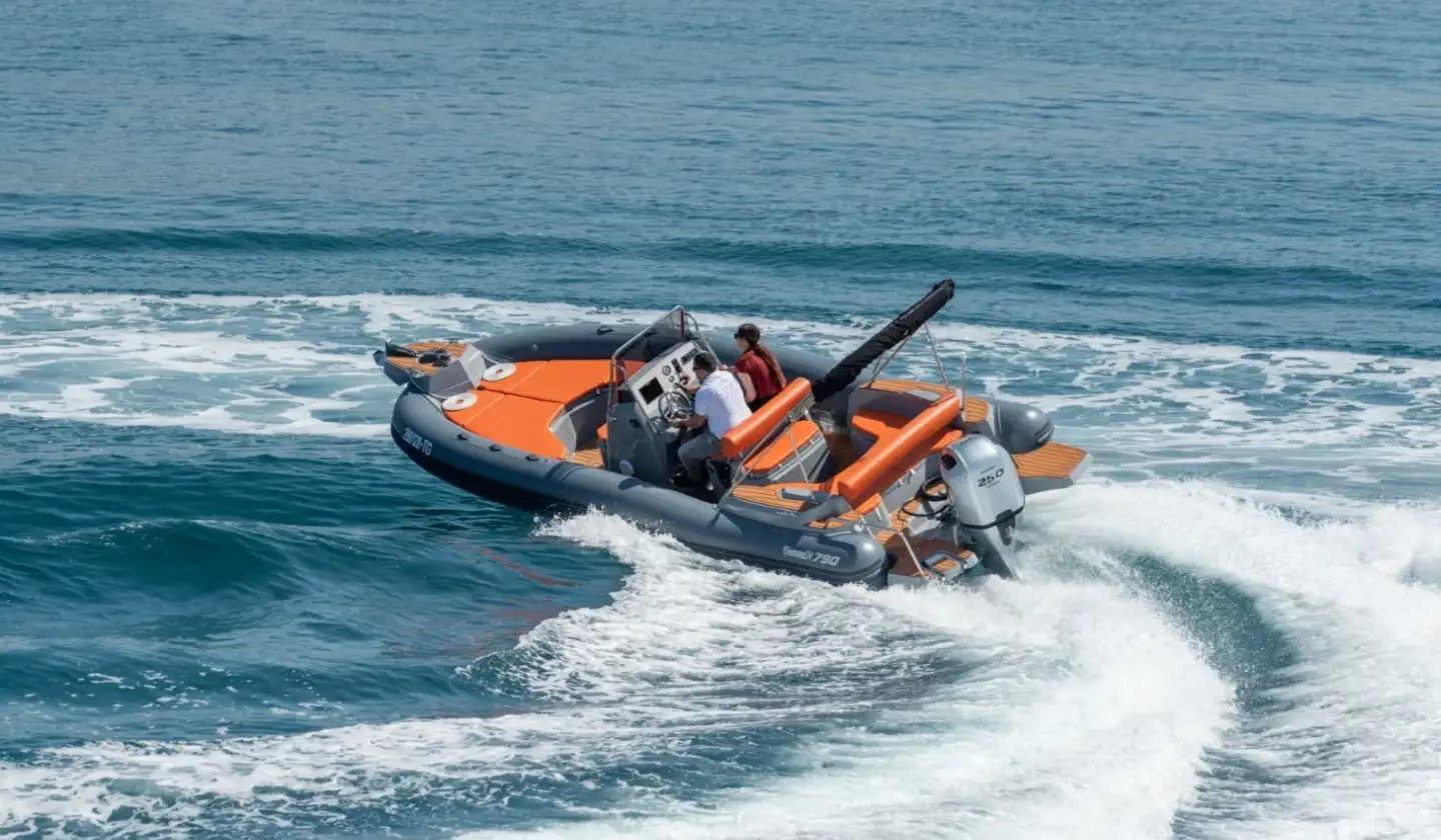 Marlin 790 Dynamic RIB Boat Rental Split – 2023 Model | Up to 12 Guests